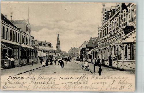 Norderney 1904 Bismarck Straße Konditorei