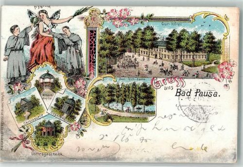 Pausa 1902 Carolaquelle Gottesgeschenk Sophienquelle Kurhotel Engel