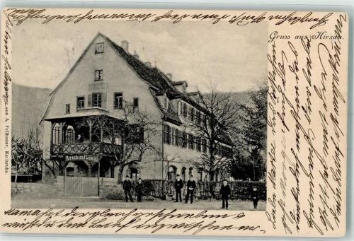 Hirsau 1918 Gasthaus Hirsch und Lamm Foto AK
