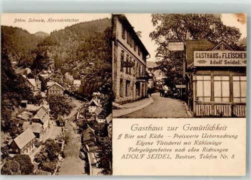 Hrensko Gasthaus zur Gemütlichkeit