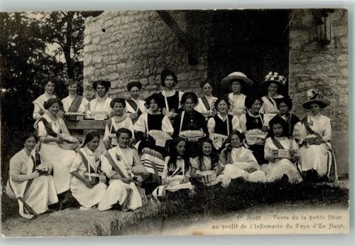 36120 Saint-Aout Foto AK Infirmerie du Fay d´en Haut