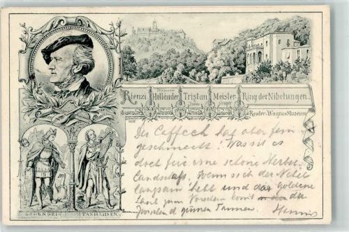 1899 Reuter - Wagner Museum AK