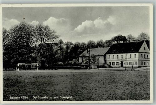 04874 O7293 Belgern b Torgau - Schützenhaus m.Sportplatz