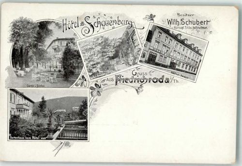 Friedrichroda Hotel Schauenburg Gartenhaus Garten