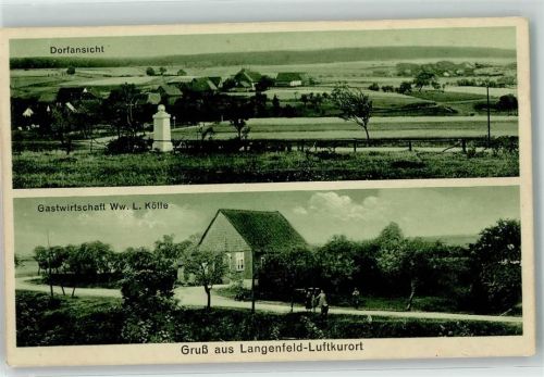 Langenfeld Kriegerdenkmal Gasthaus Kölle