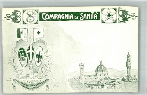 1900 Regiment 8. Compagnia di Sanita Wappen