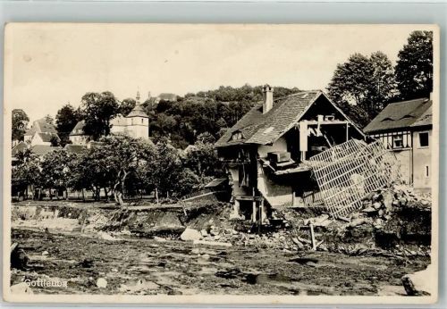 Bad Gottleuba 1927 Unwetterkatastrophe 1927 Gottleubatal Zerstörungen