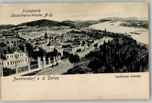 Zwentendorf Kirche Werbung Fabrik Pulverfabrik Skao-Werke Wetzler AG
