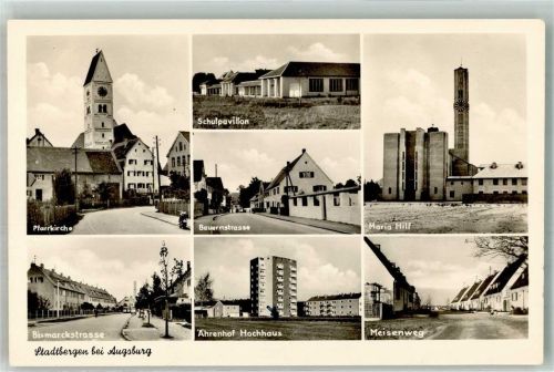 Stadtbergen Pfarrkirche Schulpavillon Bauernstraße