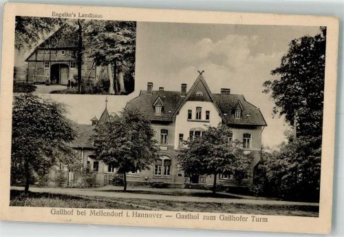 Mellendorf Engelke's Landhaus Gasthaus zum Gailhofer Turm Inflationsporto Vierhundert Mark