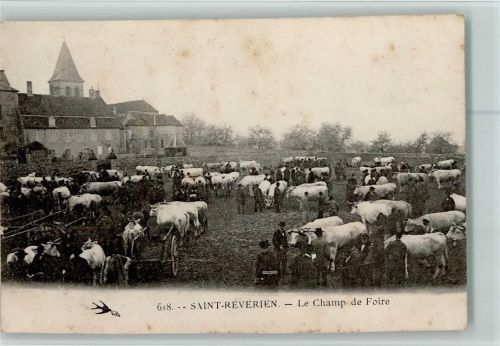 Saint-Reverien Le Champ de Foire Viehmarkt
