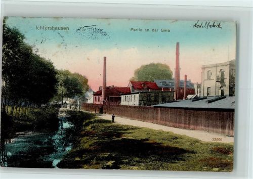 Ichtershausen Nadelfabrik, Schornsteine, I AK