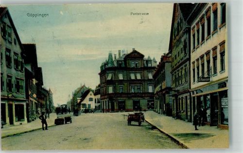 Göppingen 1906 Poststraße