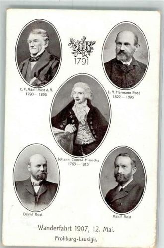 Frohburg 1907 Wanderfahrt 1907 Portraitaufnahmen