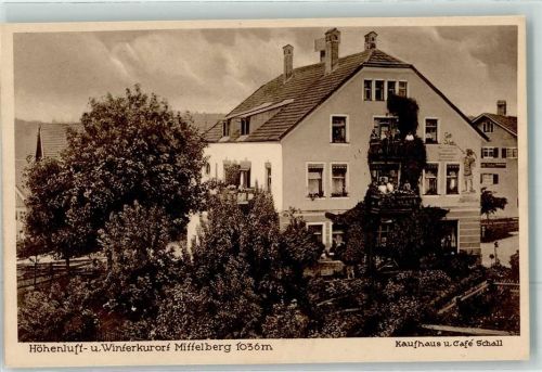 Mittelberg Kaufhaus-Cafe Schall