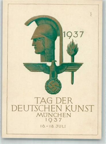 München 1937 Tag der Deutschen Kunst sign. Rich. Klein + SST