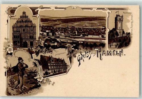 Hameln Rattenfänger Haus Klütturm Hochzeitshaus Rattenfänger