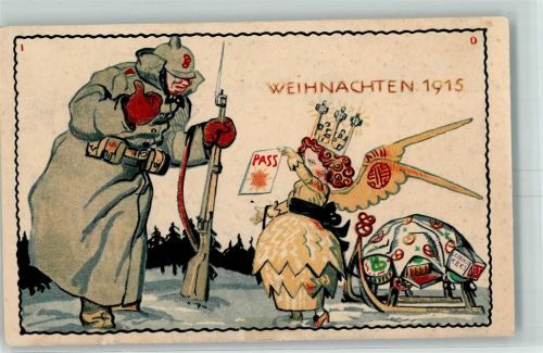 1916 Weihnachten 1915 sign. Diez AK
