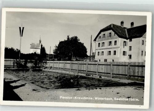Kreuztanne Pension Winterbach Schwimmbad Ort lt. Recherche