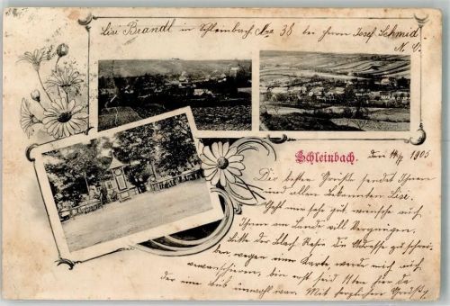 Schleinbach 1905 Gasthaus
