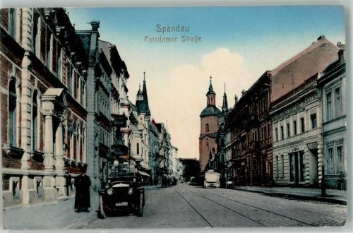 Spandau 1917 Potsdamer Straße Oldtimer Waffenmeisterkursus 1. Waffen-Abtl.