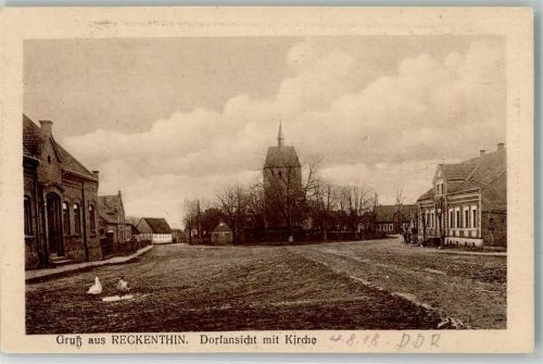 16928 O1921 Reckenthin 1918 - Kirche