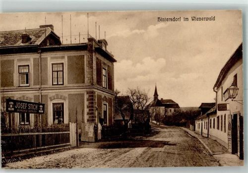 Hintersdorf Vignette Volskzählung 1910 Bund der Deutschen