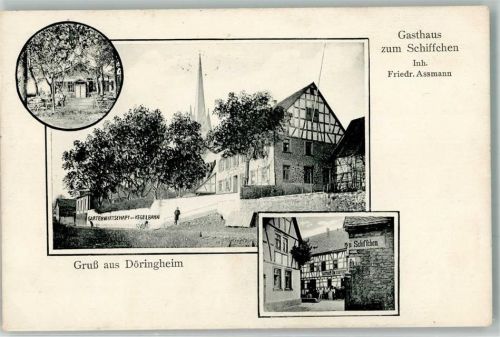 63477 W6457 Dörnigheim 1911 - Gasthaus zum Schiffchen