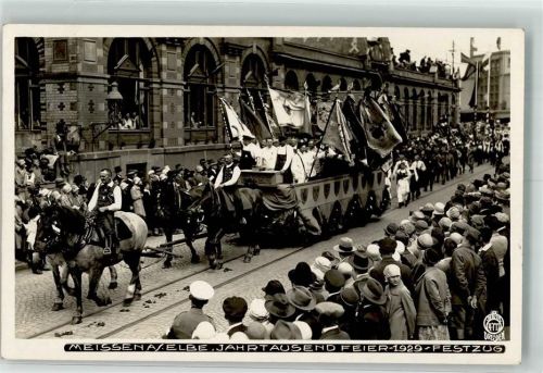Meißen 1929 Jahrtausendfeier Meissen 1929 Festzug
