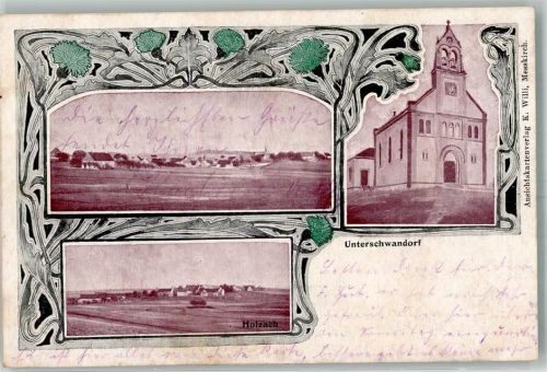 Unterschwandorf 1906 Holzach Kirche