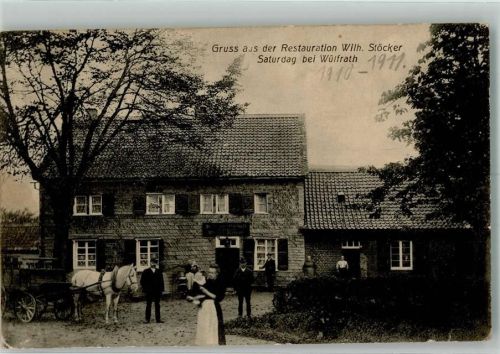 Wülfrath 1911 Gasthaus Saturdag