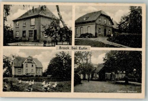 23715 W2422 Braak - Bäckerei Knaack Bauernhaus Gasthaus Bredfeldt Enten