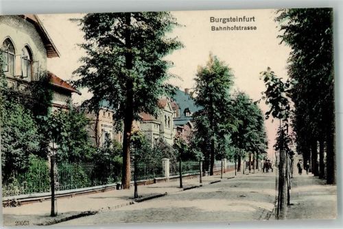 Burgsteinfurt 1907 Bahnhofstraße Villen
