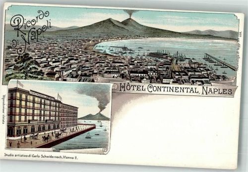 Napoli Hotel Continental Vesuv Hafen