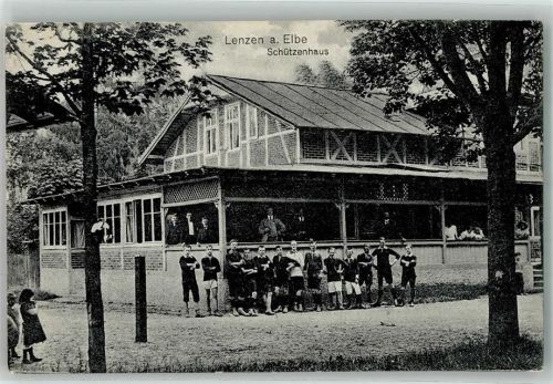 Lenzen Gasthaus Schützenhaus Fußballmannschaft
