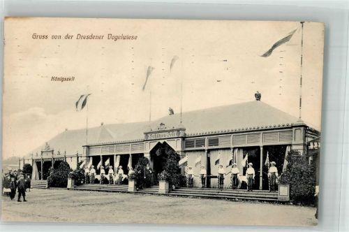 Dresden 1911 Volksfest Dresdner Vogelwiese Königszelt