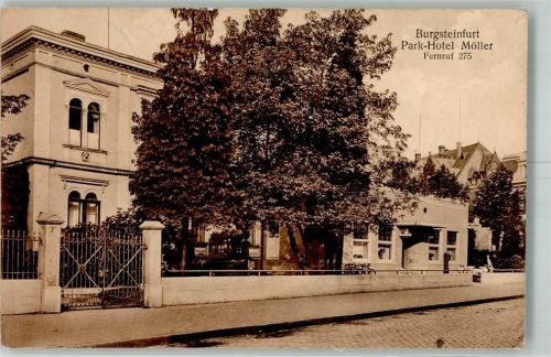 48565 W4430 Burgsteinfurt Foto AK Park-Hotel Möller