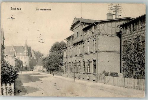 Einbeck 1910 Bahnhofstraße