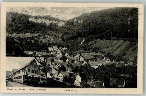 Gutenberg 1924 Gasthaus zum Löwen