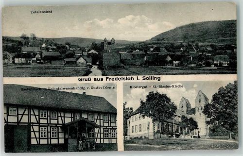 Fredelsloh Klostergut St. Blasius-Kirche Gasthaus Dörnte Fachwerk