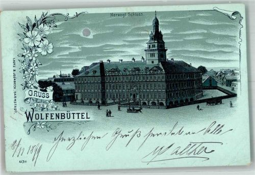Wolfenbüttel 1899 Herzogliches Schloss