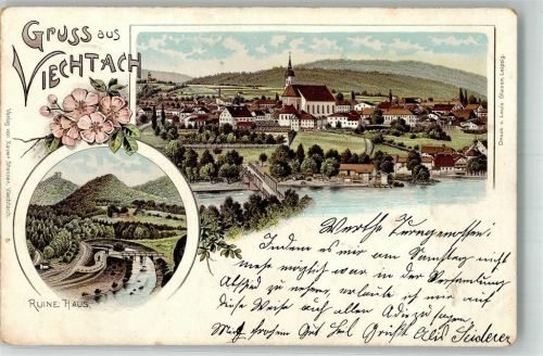 Viechtach 1903 Ruine Haus