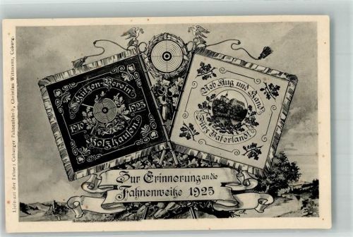 Teisendorf 1925 Fahnenweihe 125 des Schützenverein Holzhausen