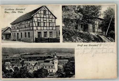 Saalfeld Gorndorf Gasthaus Gorndorf Kirche St. Marien