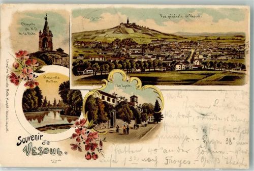 Vesoul 1900 Chapelle de la Motte Le Lycee
