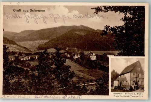 76593 W7562 Scheuern - Gasthaus zur Blume