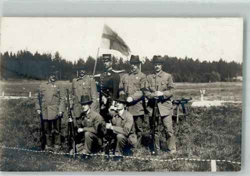 Stockholm 1912 Olympiska The Swedish shooting team. Army rifle shooting Nr. 3