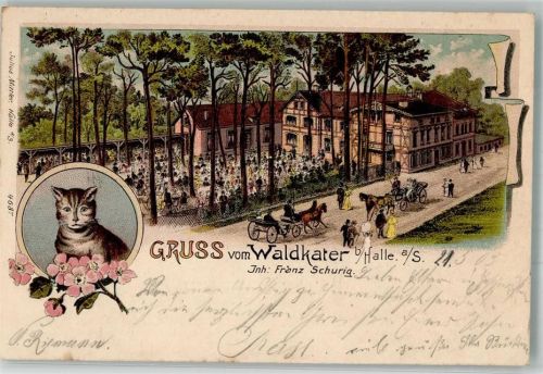 Halle 1903 Gasthaus Waldkater