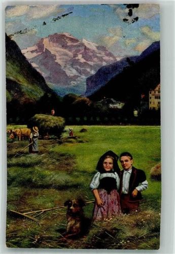 1919 Trachten a.d. Schweiz Verlag FPhG Serie 133 Nr. 3738