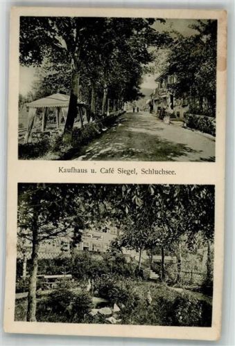 79859 W7826 Schluchsee - Kaufhaus und Cafe Siegel Garten Dorfstrasse